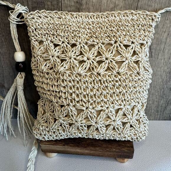 Crossbody Bag Summer Purse Cream Tan Purse New FAST SHIP - Picture 5 of 6